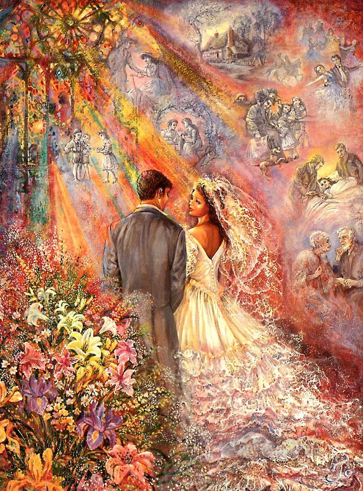 JW the wedding Fantasy Oil Paintings